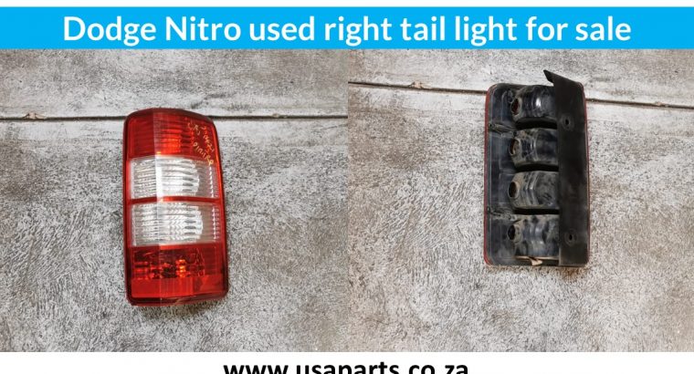 Dodge Nitro left & right used tail light