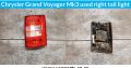 Chrysler Grand Voyager right used tail light