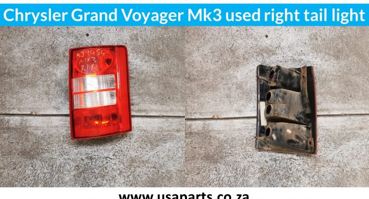 Chrysler Grand Voyager right used tail light
