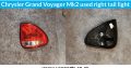 Chrysler Grand Voyager left & right used tail light