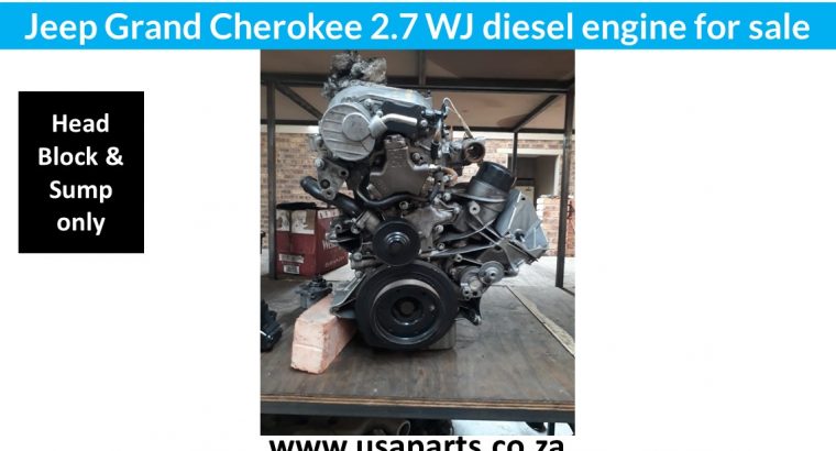 Jeep Grand Cherokee 2.7 WJ diesel engine for sale