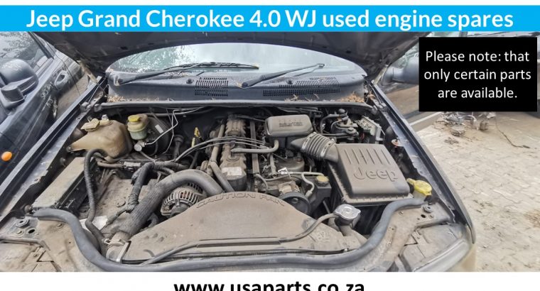 Jeep Grand Cherokee 4.0 WJ used engine spares