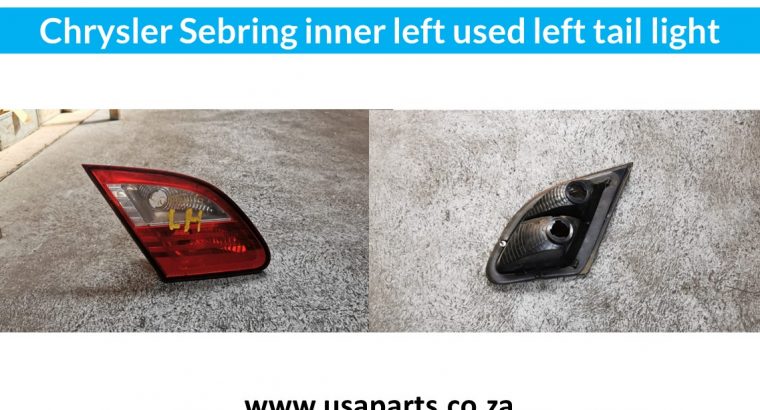Chrysler Sebring inner left & right used tail light