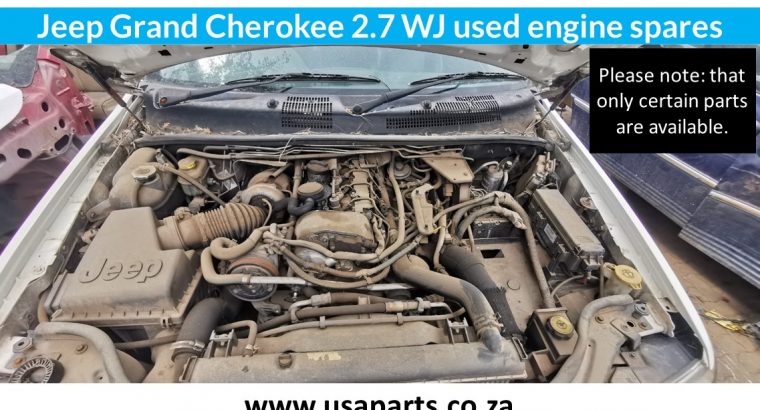 Jeep Grand Cherokee 2.7 WJ used engine spares