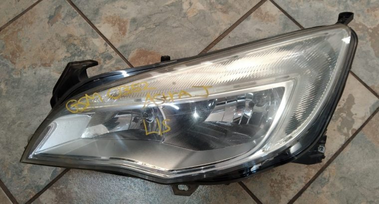 Opel Astra J used headlamp and spare parts for sale