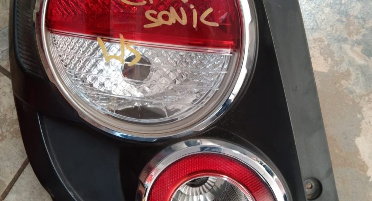 Chev Sonic used taillight and spares for sale
