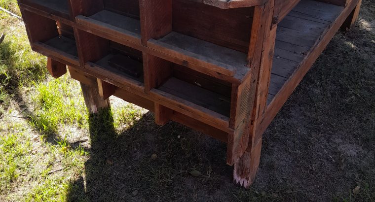 Wood work table