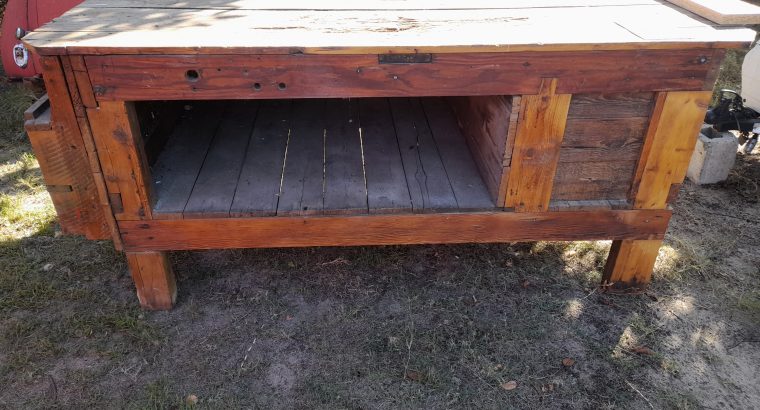 Wood work table