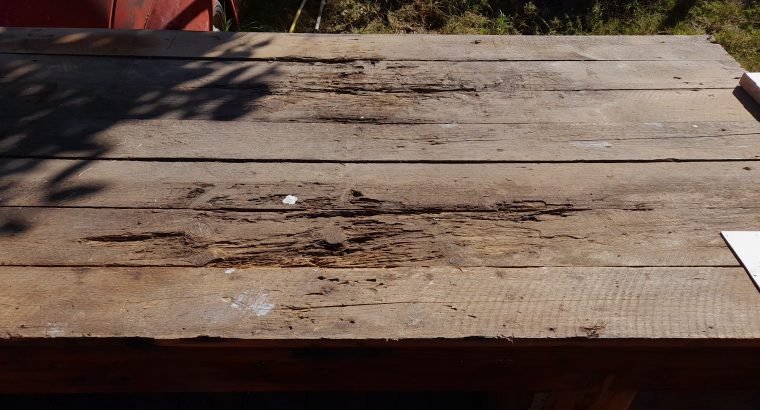 Wood work table