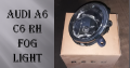 Audi A6 C6 RH fog light for sale