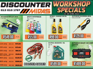 Workshop Specials 22 – 30 June 2022
