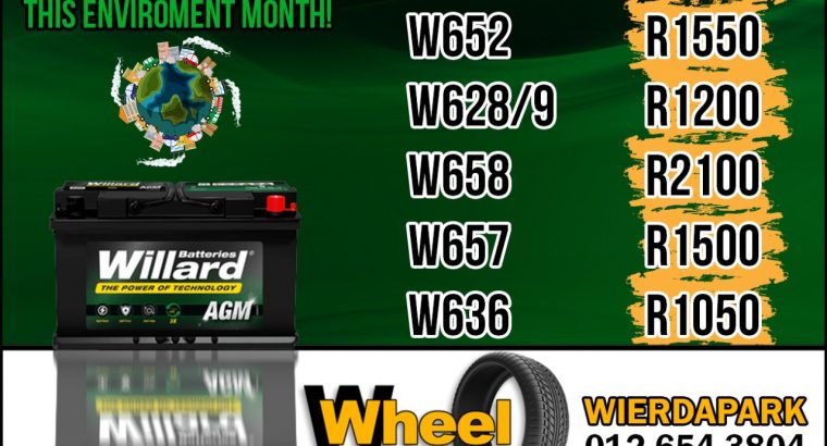 Willard Batteries Special!