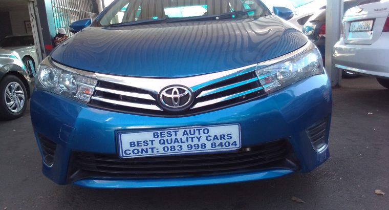 2016 Toyota Corolla 1.6 Engine Capacity Prestige with Manuel Tran