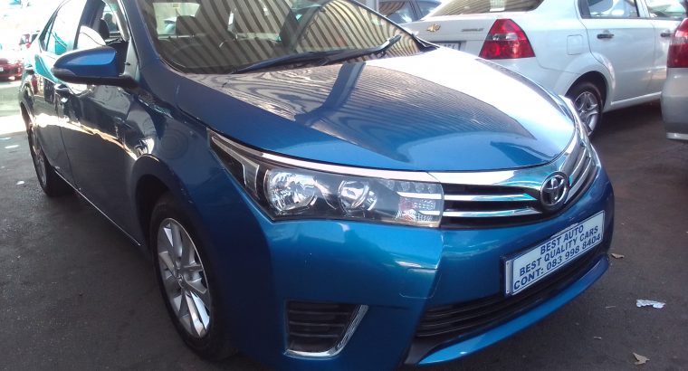2016 Toyota Corolla 1.6 Engine Capacity Prestige with Manuel Tran