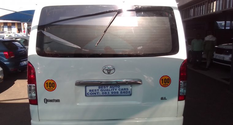 2017 Toyota Quantum 2.5 Engine Capacity Diesel (10-Seater) with M