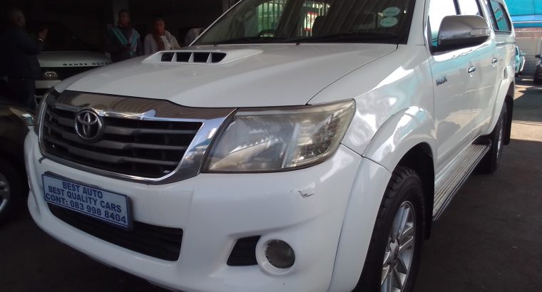 2013 Toyota Hilux 3.0 Engine Capacity Double Cab Canopy with Manu