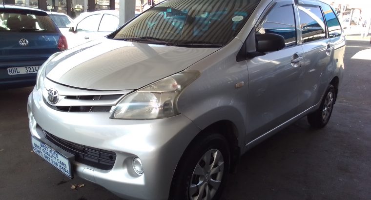 2018 Toyota Avanza 1.3 Engine Capacity with Manuel Transmission