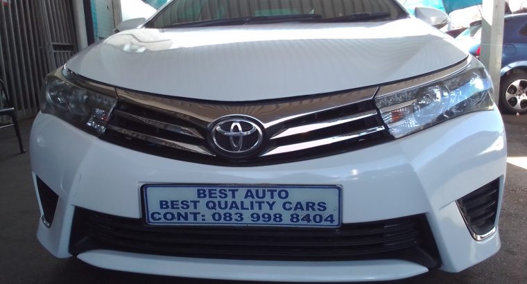 2016 Toyota Corolla 1.6 Engine Capacity with Automatic Transmissi