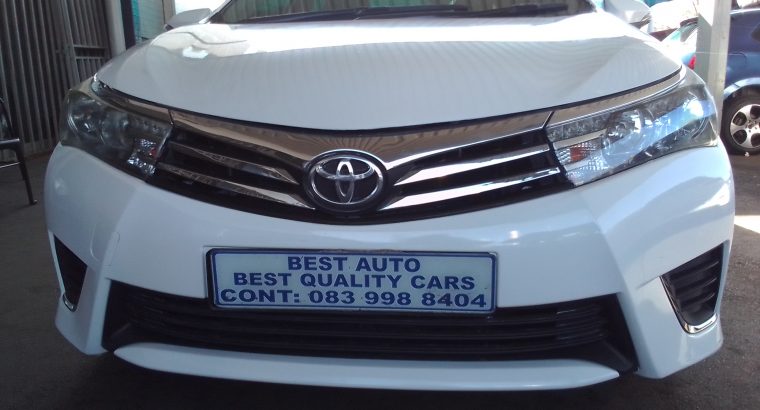 2016 Toyota Corolla 1.6 Engine Capacity with Automatic Transmissi