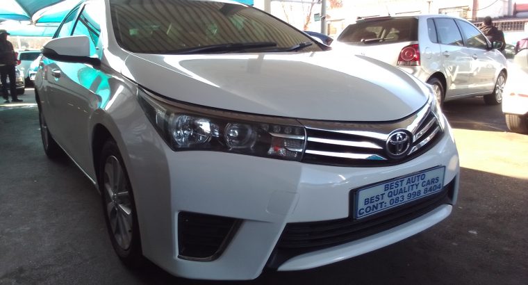 2016 Toyota Corolla 1.6 Engine Capacity with Automatic Transmissi