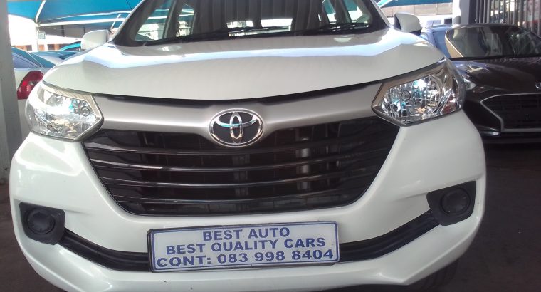 2020 Toyota Avanza 1.5 sx Engine Capacity with Manuel Transmissio