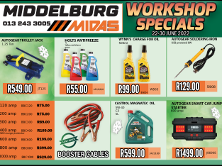 Workshop Specials 22 – 30 June 2022