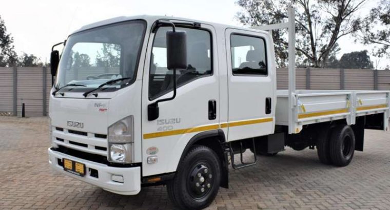 2021 Isuzu NPR 400 AMT Crew Cab Drop side Truck