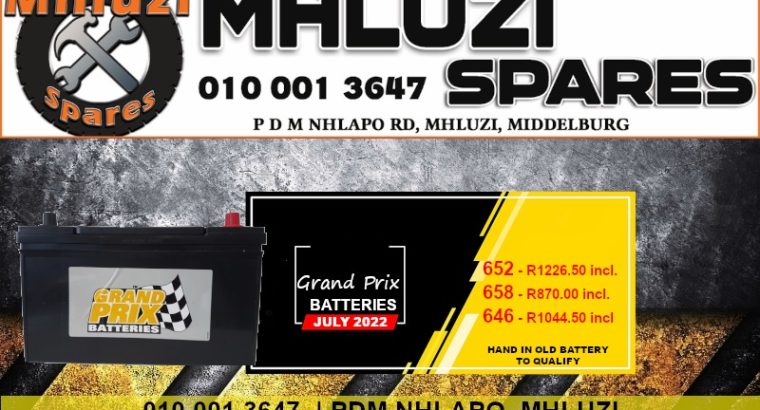 Save on Grand Prix batteries! Limited Time Offer!