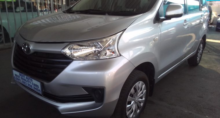 2017 Toyota Avanza 1.5 Engine Capacity with Automatic Transmissio