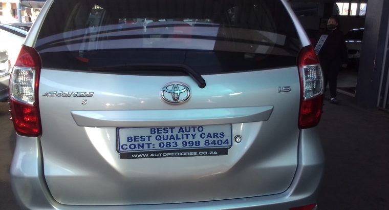 2017 Toyota Avanza 1.5 Engine Capacity with Automatic Transmissio