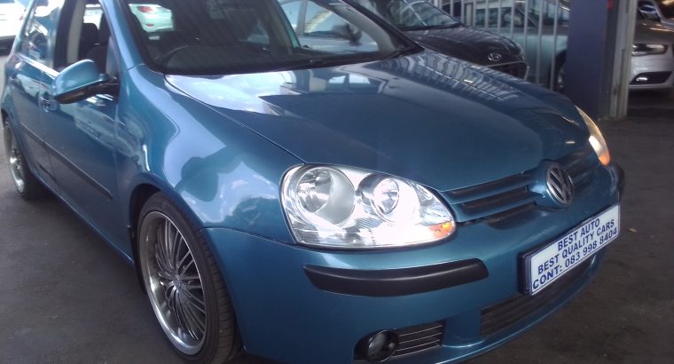 2007 VW Golf 5 1.6 Engine Capacity Petrol with Manuel Transmissi