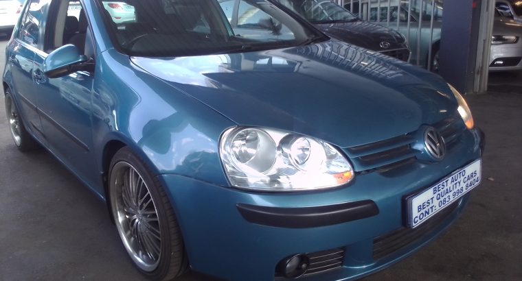 2007 VW Golf 5 1.6 Engine Capacity Petrol with Manuel Transmissi