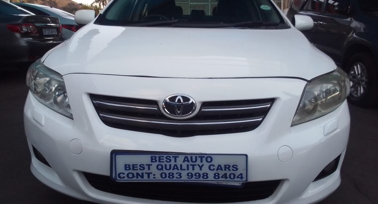2009 Toyota Corolla 1.8 Engine Capacity with Automatic Transmissi