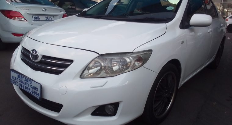 2009 Toyota Corolla 1.8 Engine Capacity with Automatic Transmissi