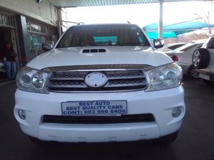 2012 Toyota Fortune 3.0 Engine Capacity D4D 4×2 with Manuel Trans