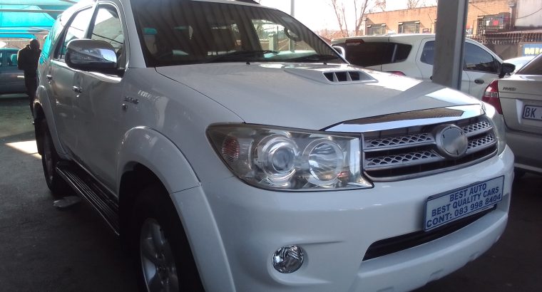 2012 Toyota Fortune 3.0 Engine Capacity D4D 4×2 with Manuel Trans
