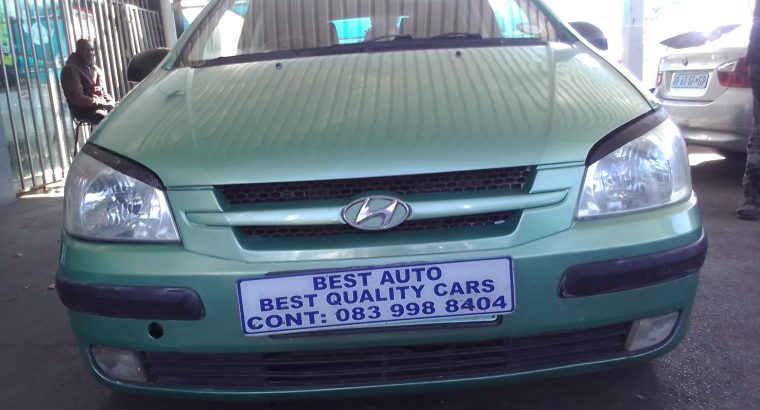 2004 Hyundai Getz 1.6 Engine Capacity with Manuel Transmission, E