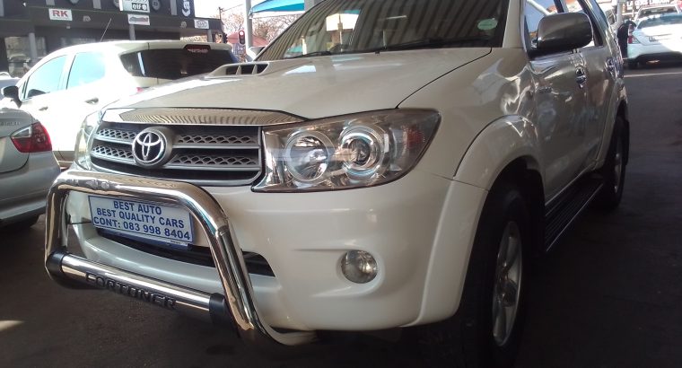 2011 Toyota Fortune 3.0 Engine Capacity D4D Diesel 4×4 with Manue