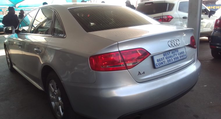 2009 Audi A4 2.0 Engine Capacity with Automatic Transmission, Pet