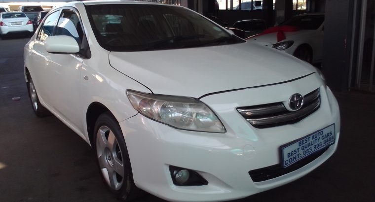 2010 Toyota Corolla 1.3 Engine Capacity Professional with Manuel