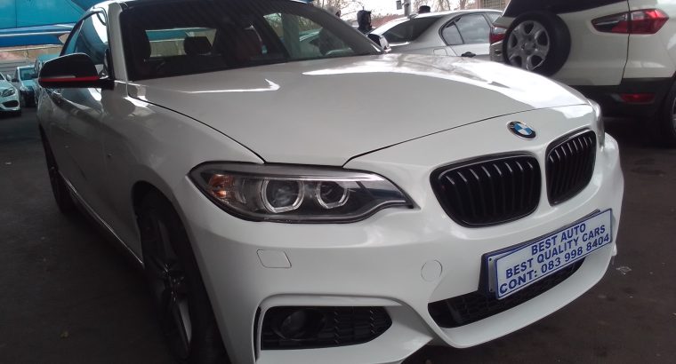 2016 BMW 220i Engine Capacity F22 M-Sport with Automatic Transmi
