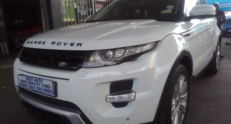 2013 Ranger Rover Evoke SD4 2.2 Engine Capacity with Automatic Tr