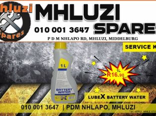 Get Lubex Battery Water 1L for ONLY R16.90! Limited Time Offer!
