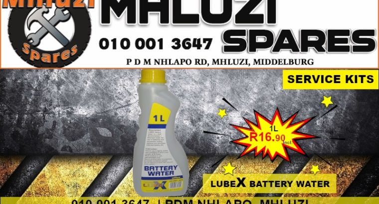 Get Lubex Battery Water 1L for ONLY R16.90! Limited Time Offer!