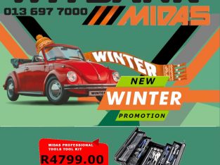 Midas Professional Tools Tool Kit ONLY R4799.00 at Midas Witbank!
