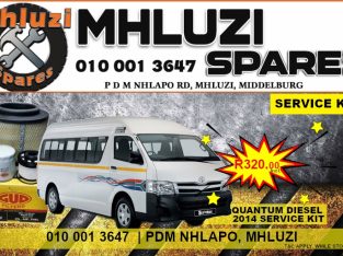 Quantum diesel 2014 service kit ONLY R320.00!