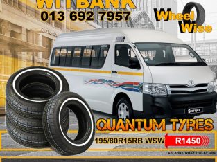 Get 195/80R15RB WSW tyre for ONLY R1450 each!