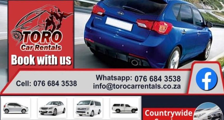 Car Rental – South Africa (Branches Nation wide)