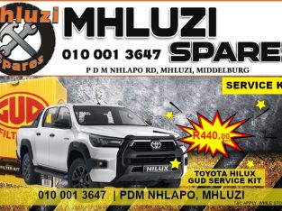 Toyota Hilux GUD service kit ONLY R440.00 at Mhluzi Spares!