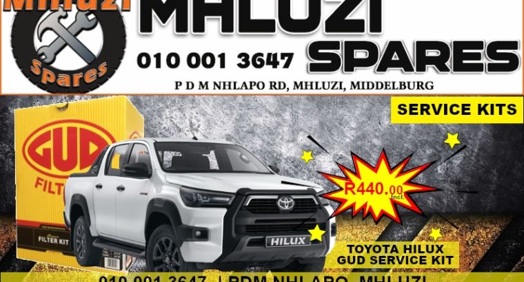 Toyota Hilux GUD service kit ONLY R440.00 at Mhluzi Spares!